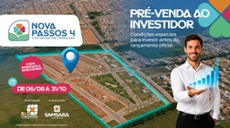 Lote/Terreno de 200m² no bairro Nova Passos 4, em Passos | Eu Corretor